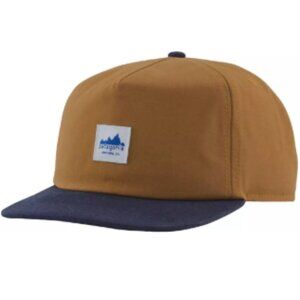 Patagonia Men's Range Cap Nest Brown Tan Hat NWT Hat Organic Cotton Canvas